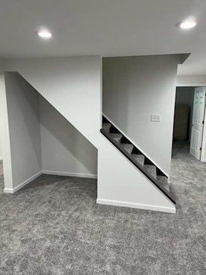 Using the space under the stairs