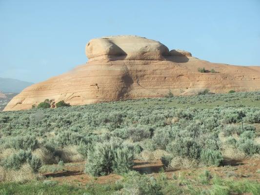 A butte in utah.