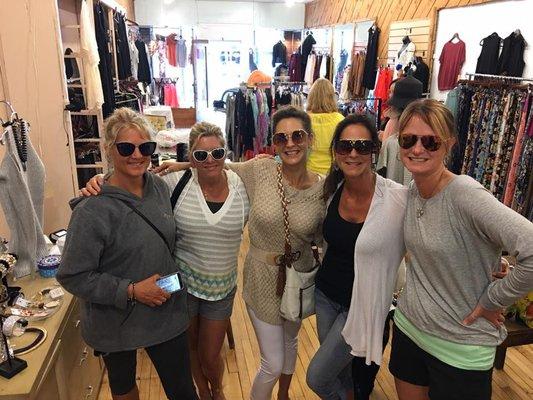 The girls from Midland on a Talula shopping spree!