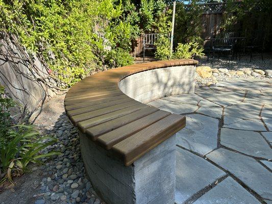 Backyard bench