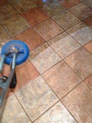 We can get your tile Exceptionally clean too!