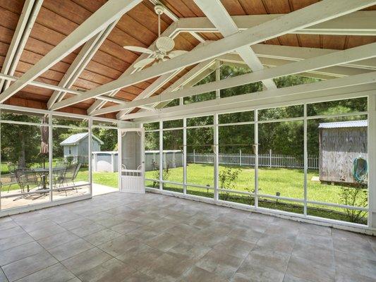 Deval Estates home with a wonderful outdoor screened-in patio for friends and family gatherings!