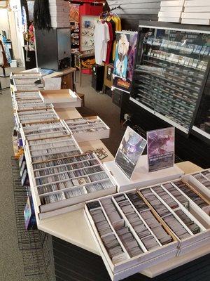 Thousands of trading cards including mtg, pokemon and yu-gi-oh!