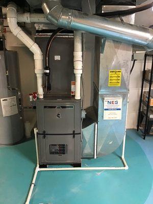 Another Clean Furnace and A/C Installation