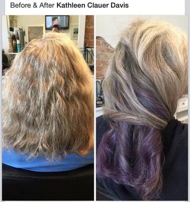 My mom's fun new hair by Stacy Jones