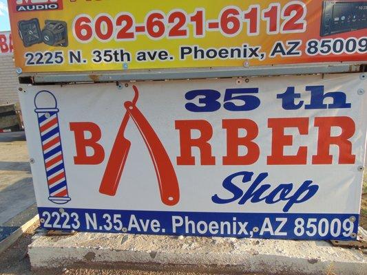 Barbershop sign