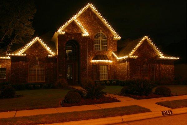 C7 Clear Lights on Front Fascia of the home