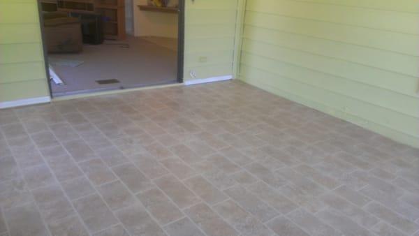 Pergo "Tile" Laminate Floor