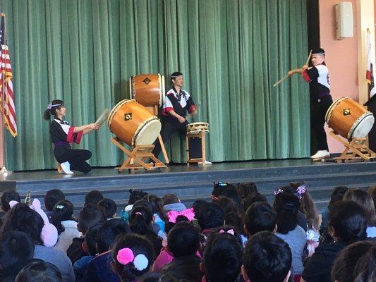 School Assembly! Teachers & kids loved it!