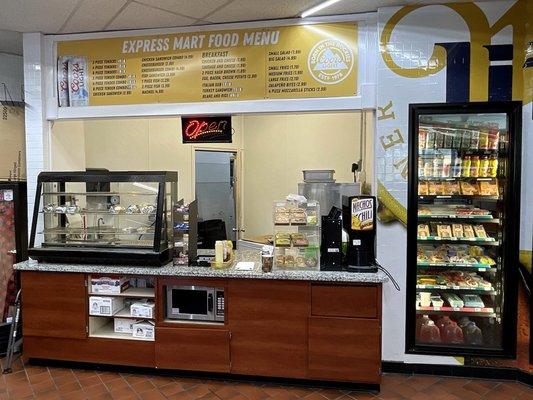 Kitchen Area with Menu Board