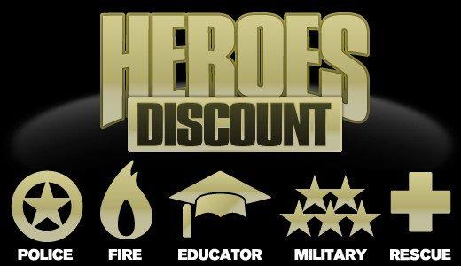 Ask about our HEROS discount.