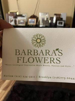 Barbara's Flowers Shop - Harlem & Brooklyn NY