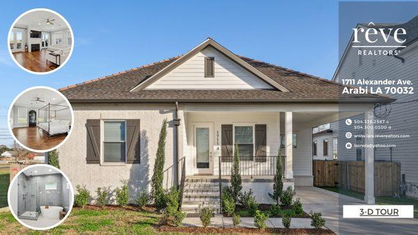 1711 Alexander Ave., Arabi LA 70032 - Listed at $375,000