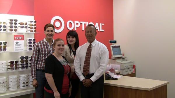 Dr. Rojo and staff at Target Optical