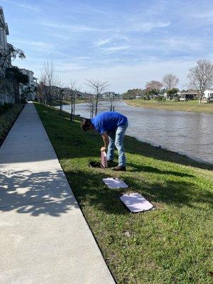 Irrigation Inspection at one of our communities.