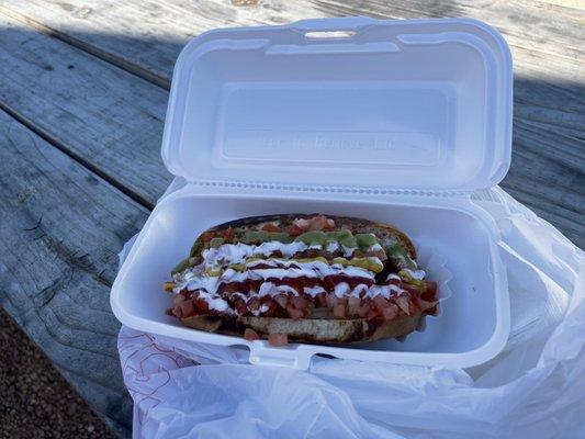 Sonoran hotdog