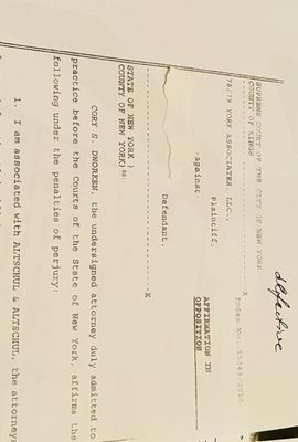 Altschul were following my jobs since 2010 on discontinued case w vacated judgement I paid . They sent me defective papers in 2021