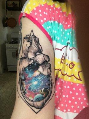 Done by Eric as a nod to the "we are star stuff" Carl Sagan quote