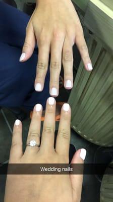 Gel manicures on my friend and I :)