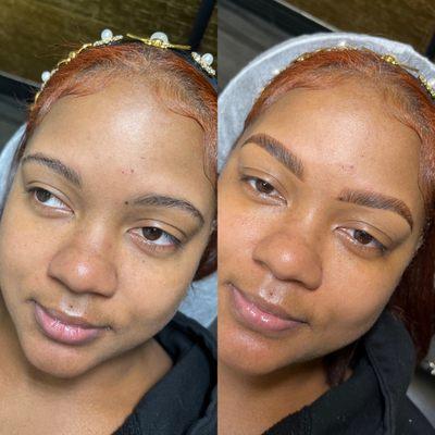 Brow lamination + tint