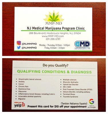 Please check out our business card.