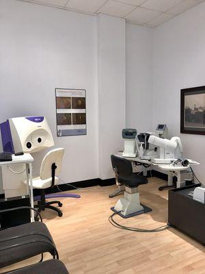 We utilize modern instruments to give high quality eye exams.