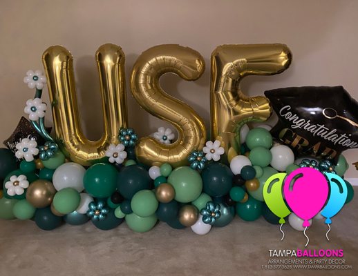 Custom designed by Tampa Balloons