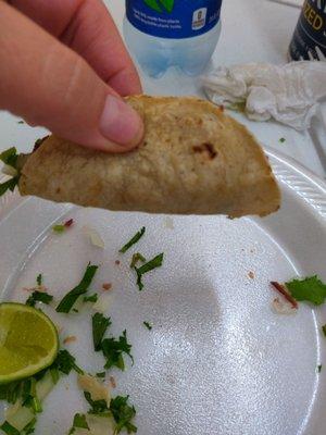 Seriously, what happened here...the tacos are super mini now. Taste good but the size....SMH.