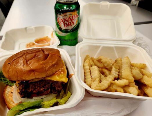 Original Stack'D Burger Combo ToGo $13 - 4.27.23