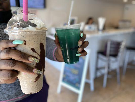 Oreo Cookie Dough and Mermaid ‍ Water