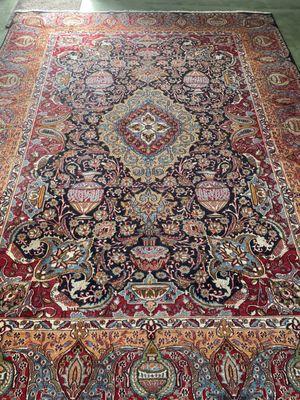 Gorgeous kashmar Persian rug cleaned by Ariana Rug Cleaning