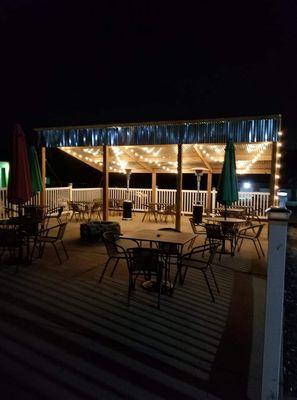 Our large outdoor patio