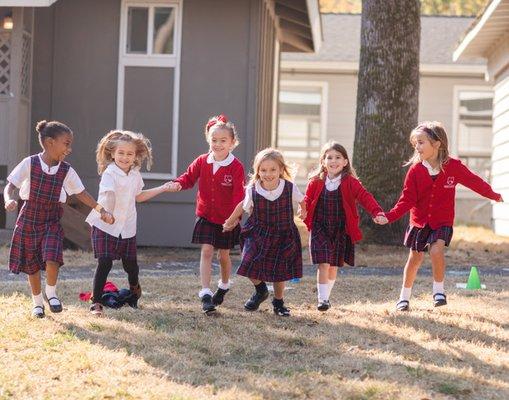 Summit students at recess