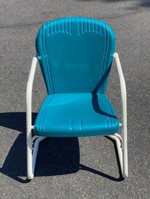 vintage clam back chair