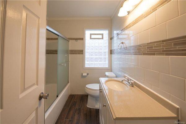 This renovated bathroom was in a home I sold in Eastpointe that had been completely updated.