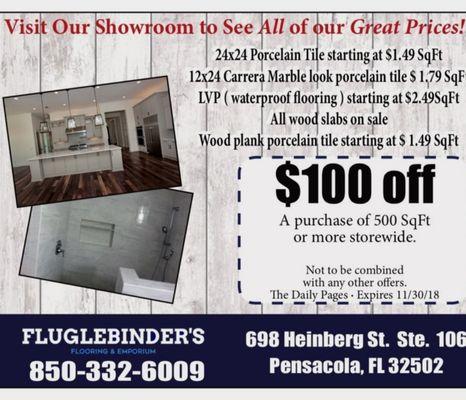 Fluglebinder's Flooring & Emporium