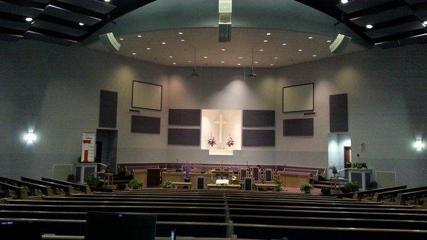 House of Worship sound reinforcement and overflow audio video systems