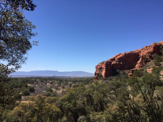 View from the ruins