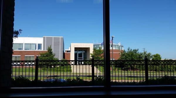 View from the exam chair. MG government center.