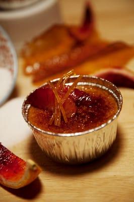 Blood Orange Creme Brulee