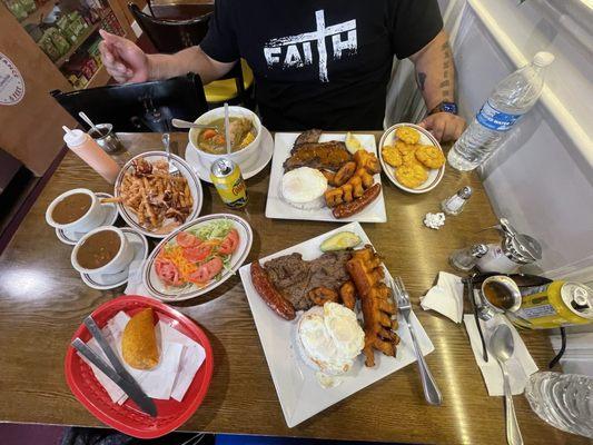 Amazing food Bandeja Paisa is delicious. Definitely worth you spending your $$$$