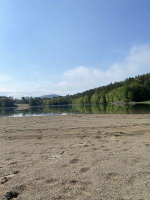 Beach and lake