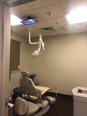 Private Operating/ Hygiene Room with TV to Watch