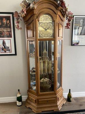 Our 1986 Grandfather Clock from the Black Forest in Germany !