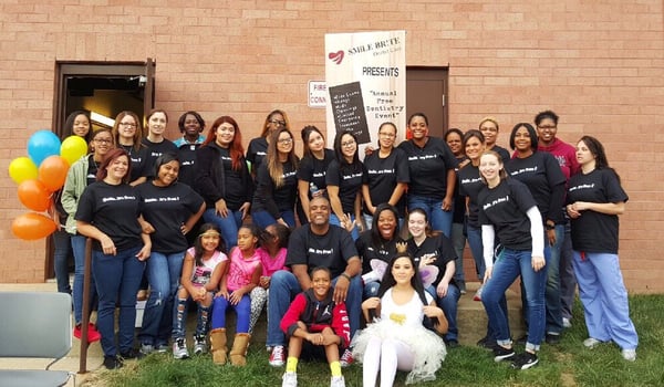 Smile Brite Dental Care Staff at their 2nd Annual Free Dentistry Event!