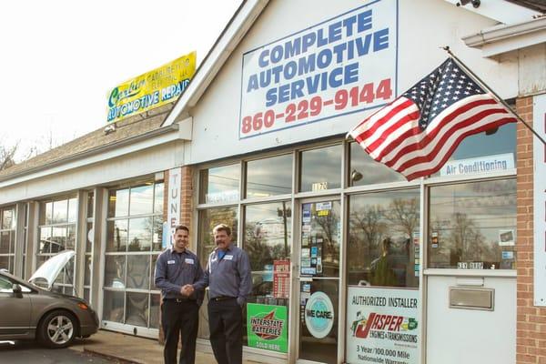 Come down and you'll work with Al and Phil to get your car back into shape.