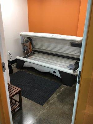 Only Anytime I've ever seen with a tanning bed!