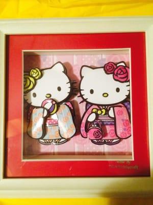 Hello Kitty in Kimono 3D Artwork by Michiko Miyazaki