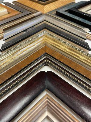 Custom framing samples