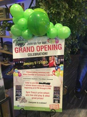 Grand opening!